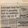 Internet may be just a passing fad