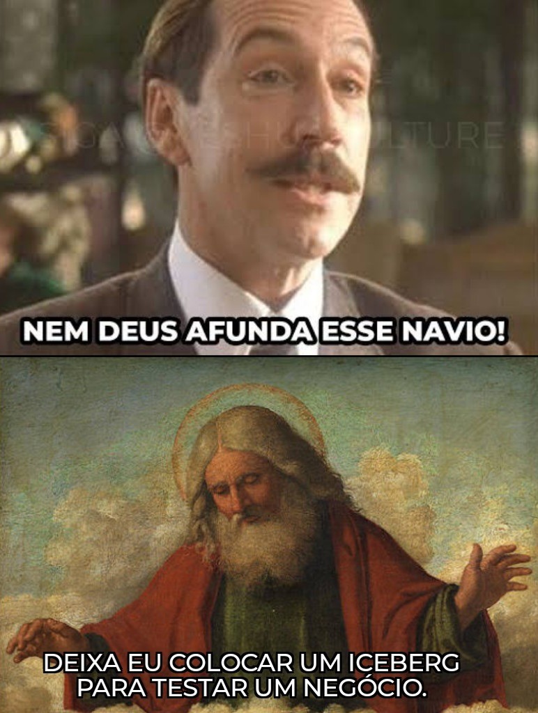 Deus tem ouvido rapaz... - meme