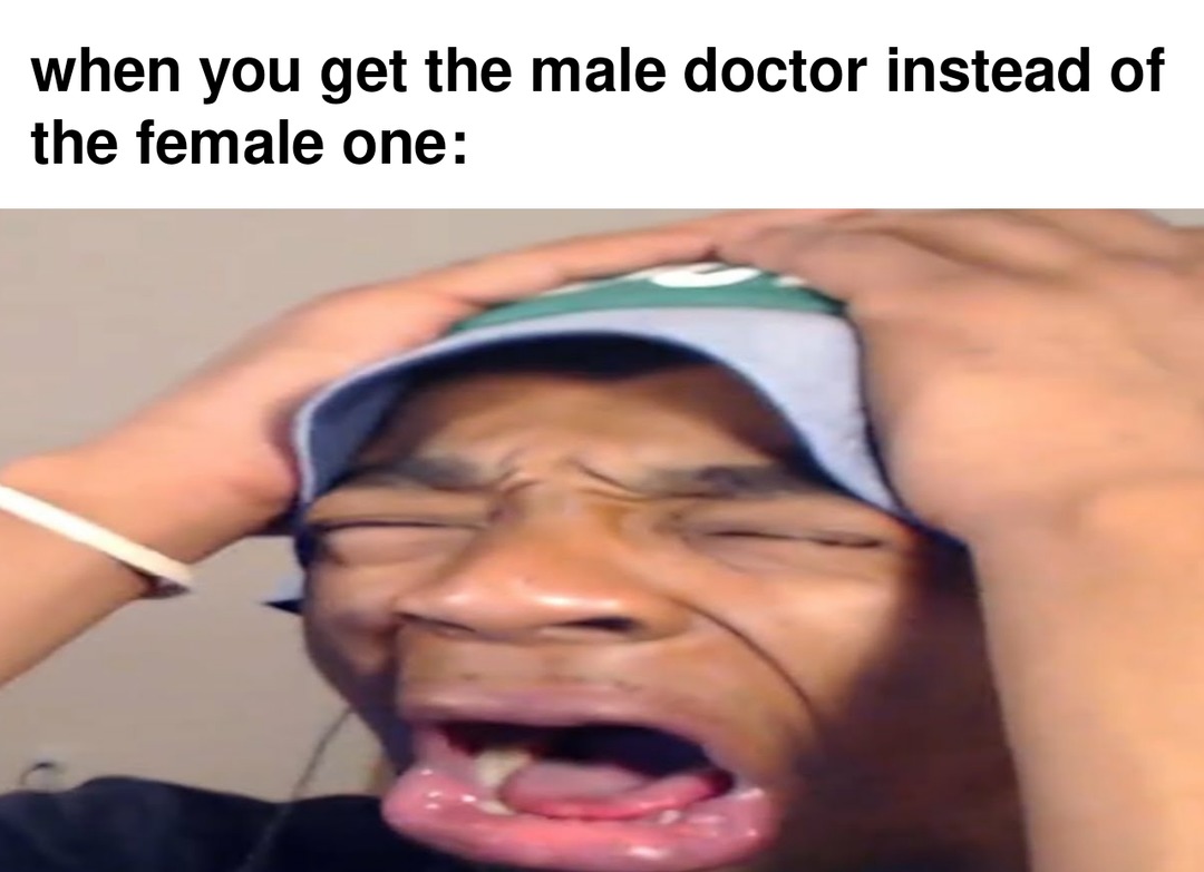 Is it gay if I say no homo during the prostate exam? - meme