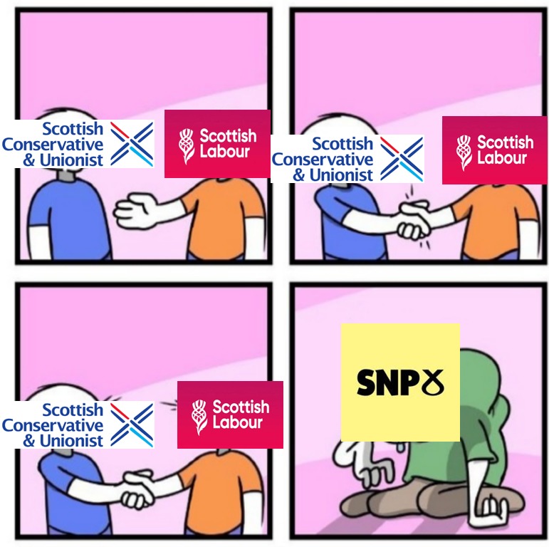 The wacky world of scotch politics - meme