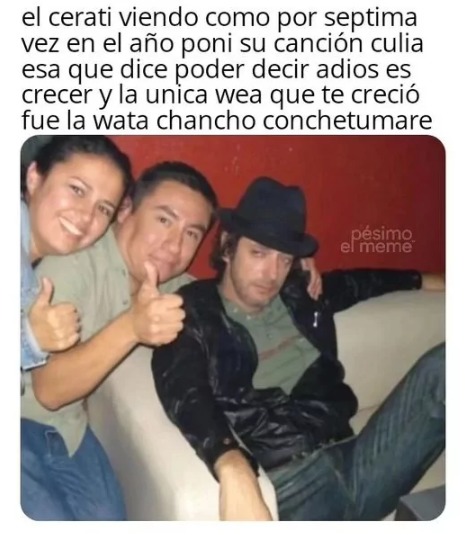 pesimo el meme