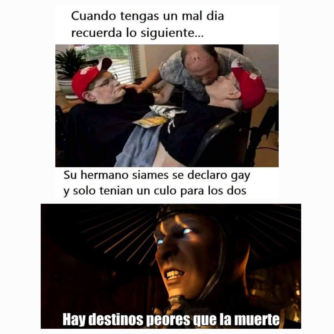 Destinos peores que la muerte - meme