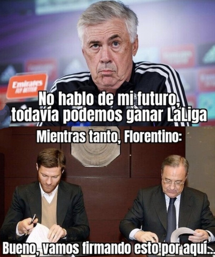 no hables de mi futuro, todavía podemos ganar LaLiga - meme