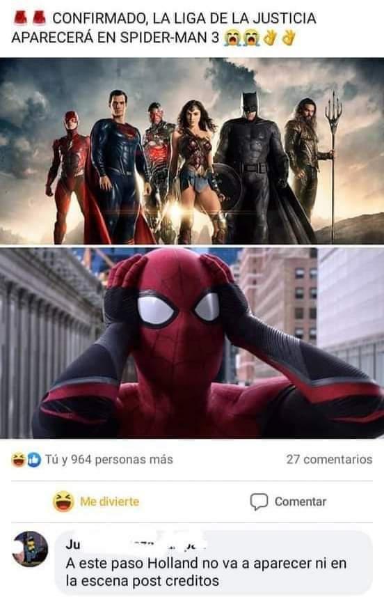 No sabia que Tom salía en spiderman 3 :0 XD - meme