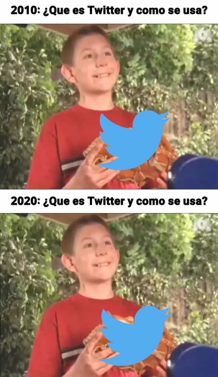 2030: que fue Twitter? Y porque lo cerraron? - meme