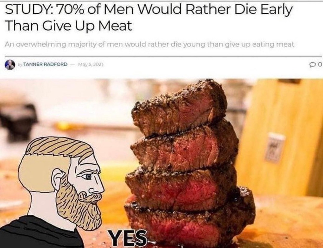Eat more meat - meme