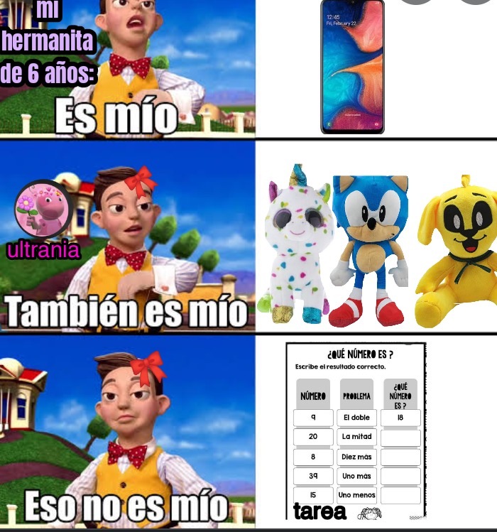 Nadie: mi hermanita de 6 años siempre XD - meme