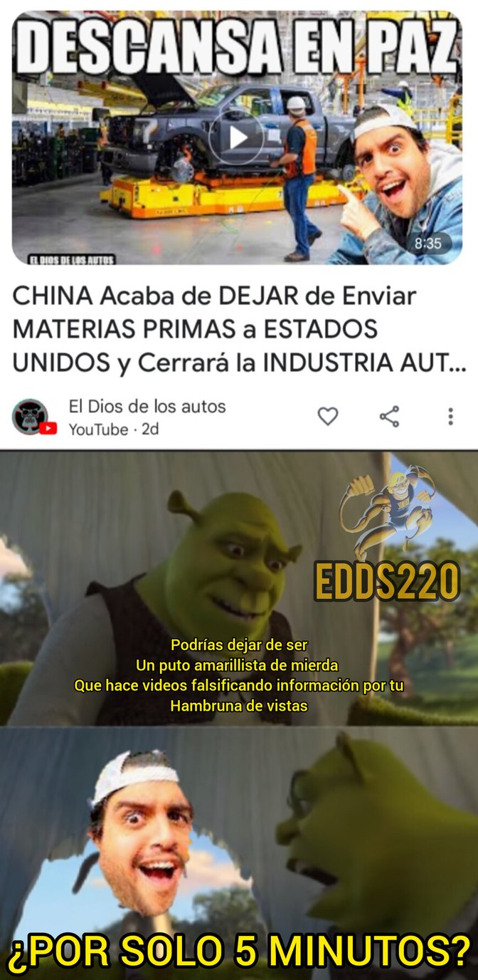 El idiota de los autos - meme