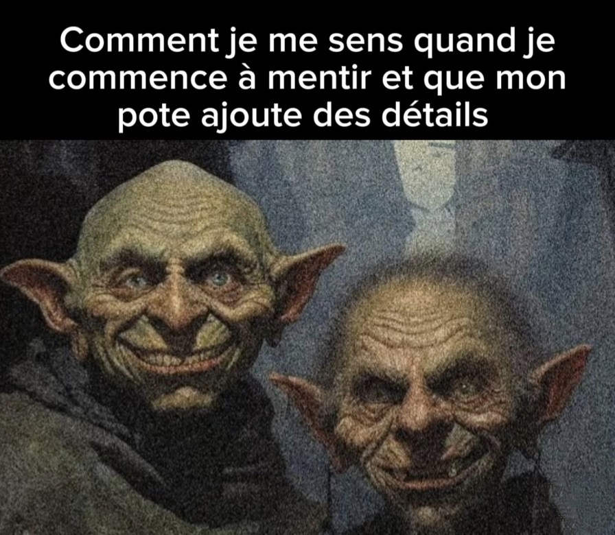 Quand tu mens et ton pote improvise un scénario Marvel derrière - meme