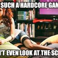 i'd love to play hardcore games with that chic ;)