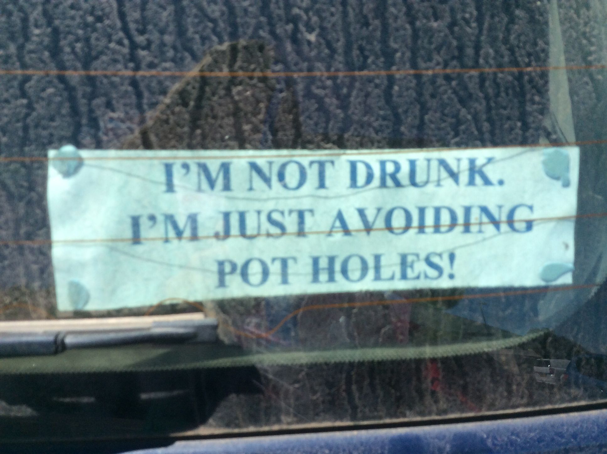 I saw this on a car the other day - meme