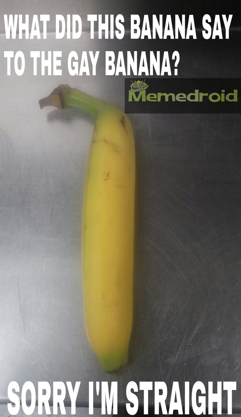 Gay bananas? or straight bananas? - meme