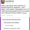 God dammit China