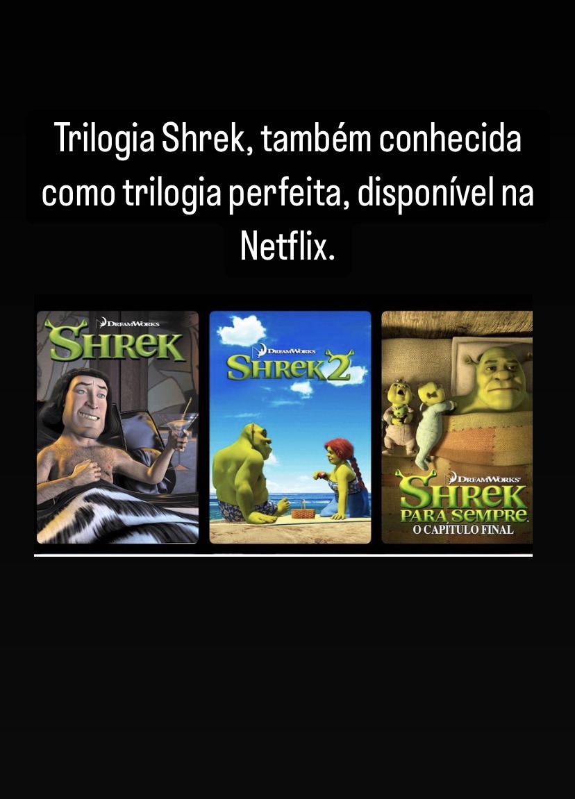 Trilogia perfeita na Netflix - meme