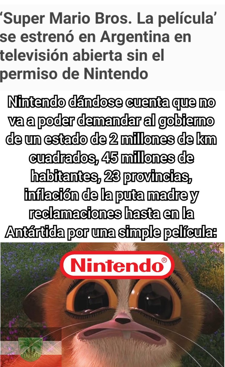 La dura realidad Nintendo - meme
