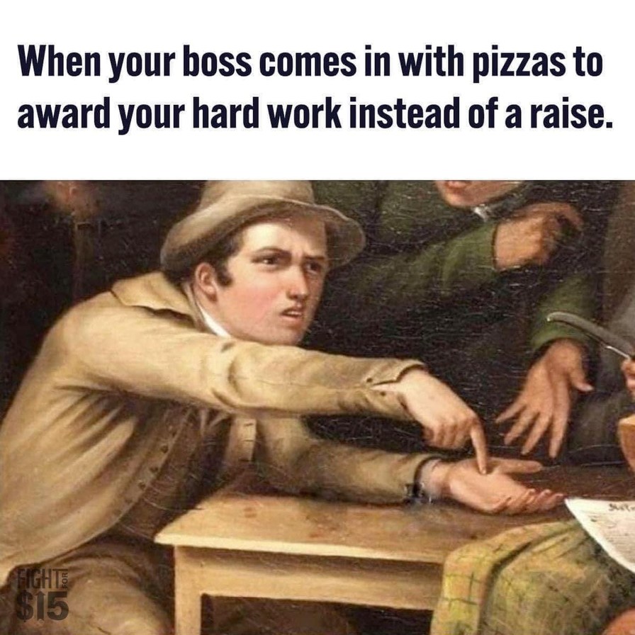 I wish pizza... we always got pretzels - meme