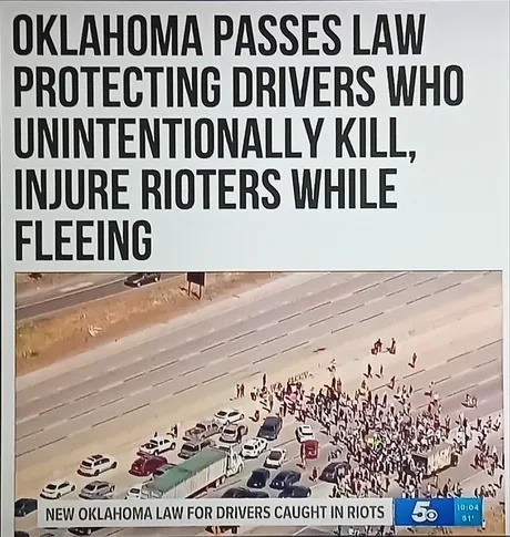 Oklahoma’s new law just said GTA logic is legal now - meme