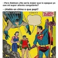 Meme de comic de superman y batman