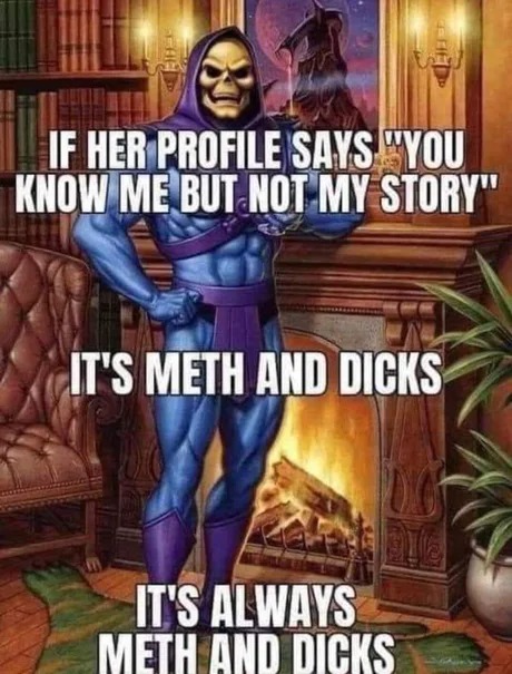 You know me but not my story - meme