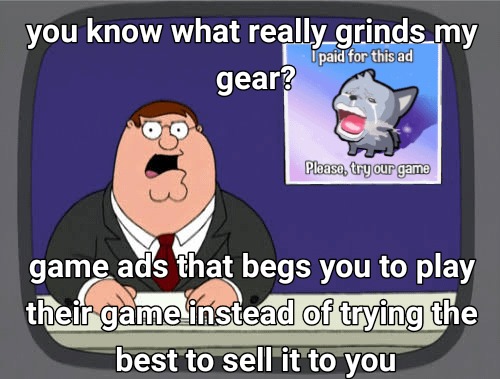 Game ads meme