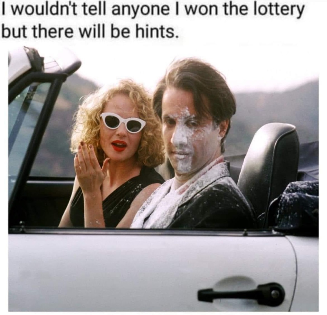 What’s the hint? The convertible? - meme