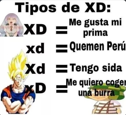 Tipos de xd - meme