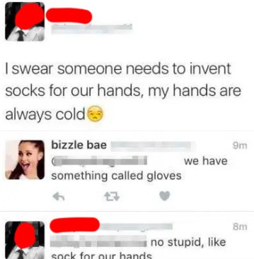 Gloves for hands - meme