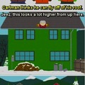 Cartman the wannabe urban climber