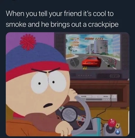 It's cool to smoke - meme