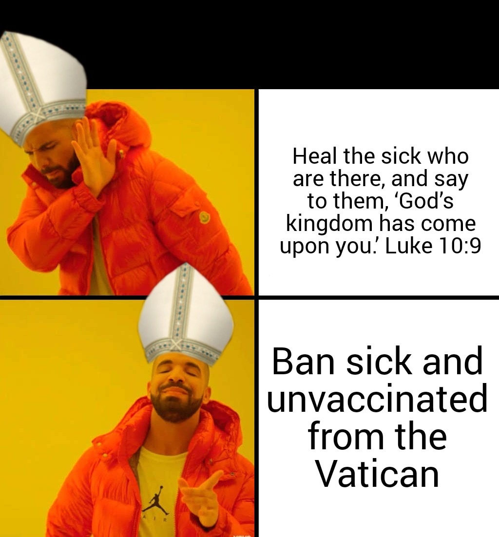 Dongs in a Holy See - meme
