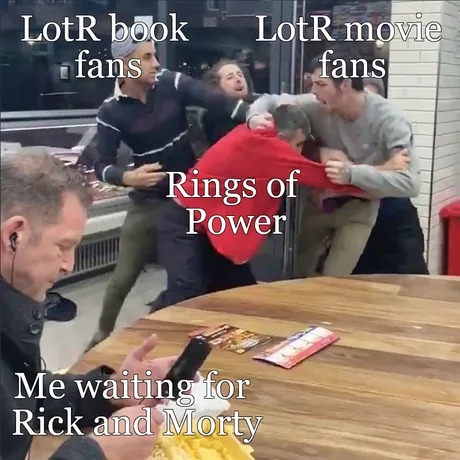 the rings of power meme