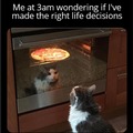 While making a pizza