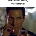 Second Boeing whistleblower meme