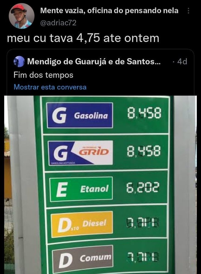 Já aumentou? - meme