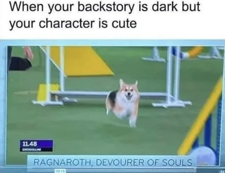 Dark dog Ragnaroth - meme