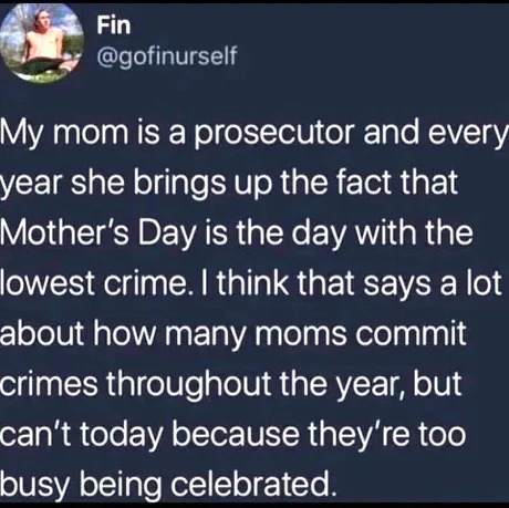 Mom's day facts - meme