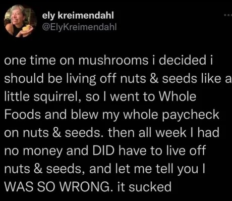 Mushrooms story - meme