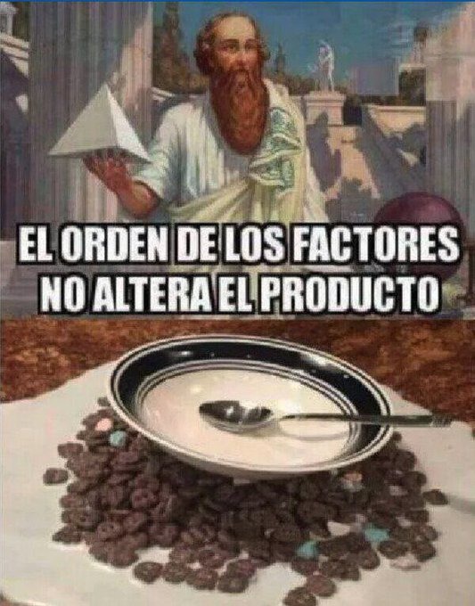 El titulo no sabe si va primero el cereal o la leche - meme