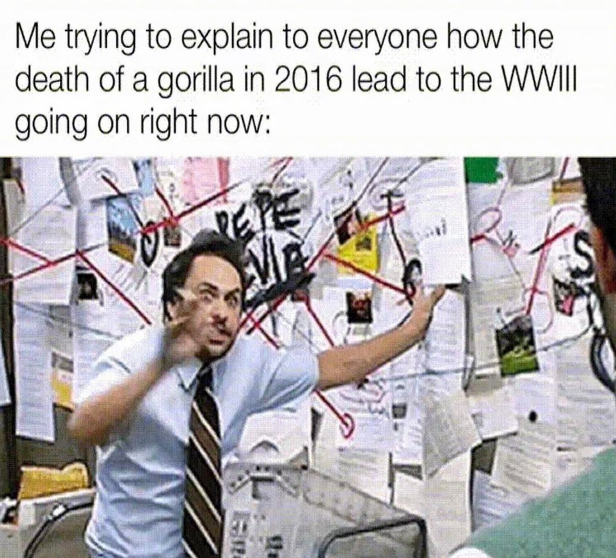 It all went downhill from there and then - meme