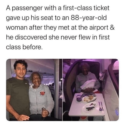 First class story - meme