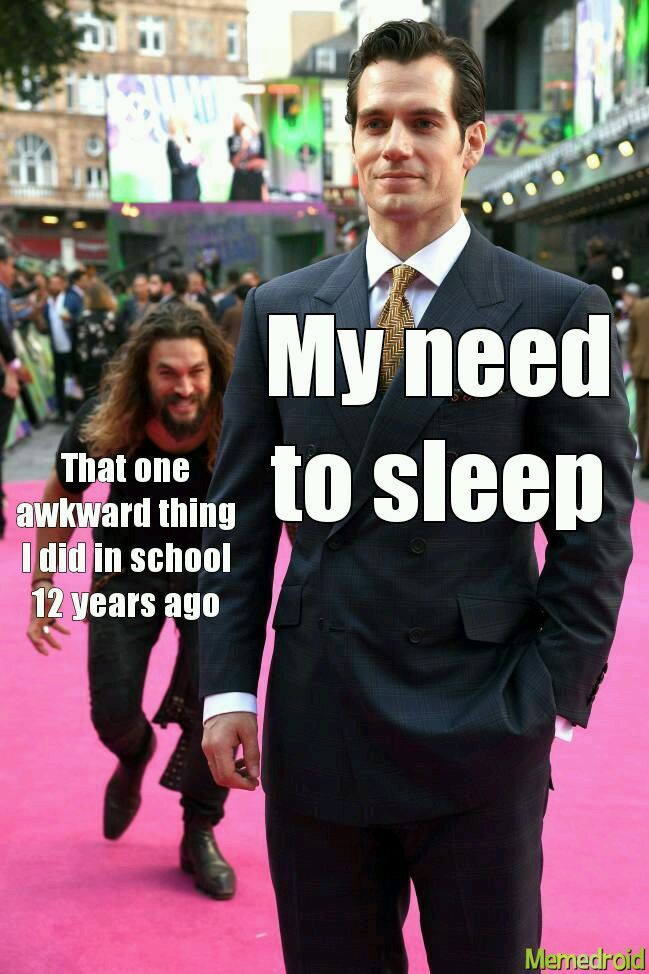 Not sleeping - meme