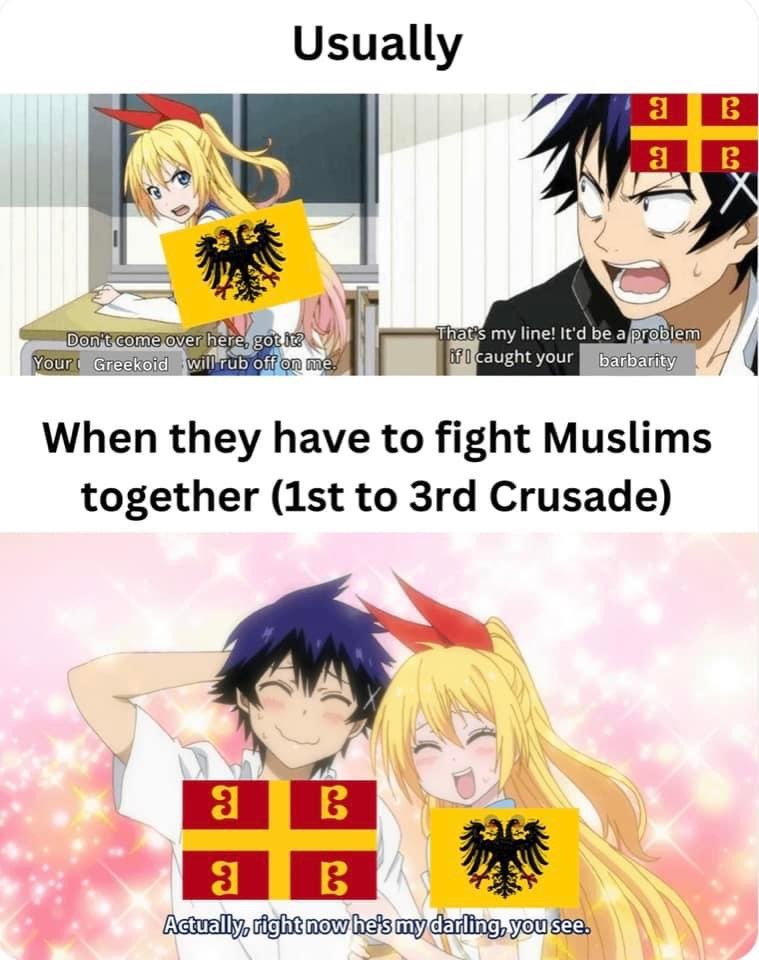 dongs in a crusade - meme