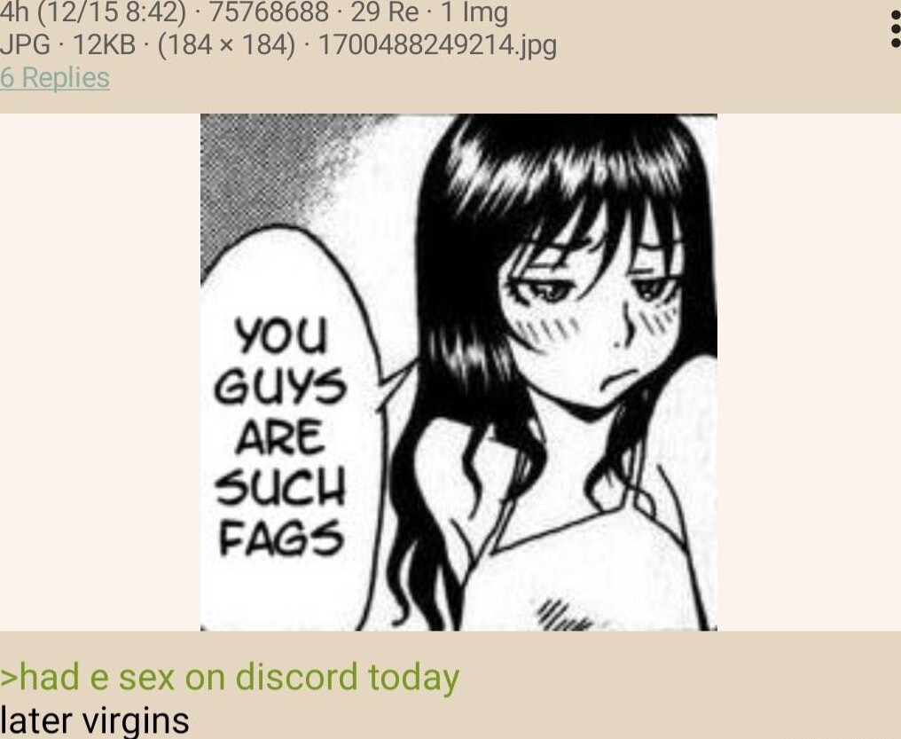 Anon loses his e-virginity - meme