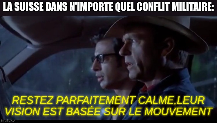 si tu ne bouges pas ils oublieront que tu existes - meme