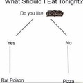 i eat pizza