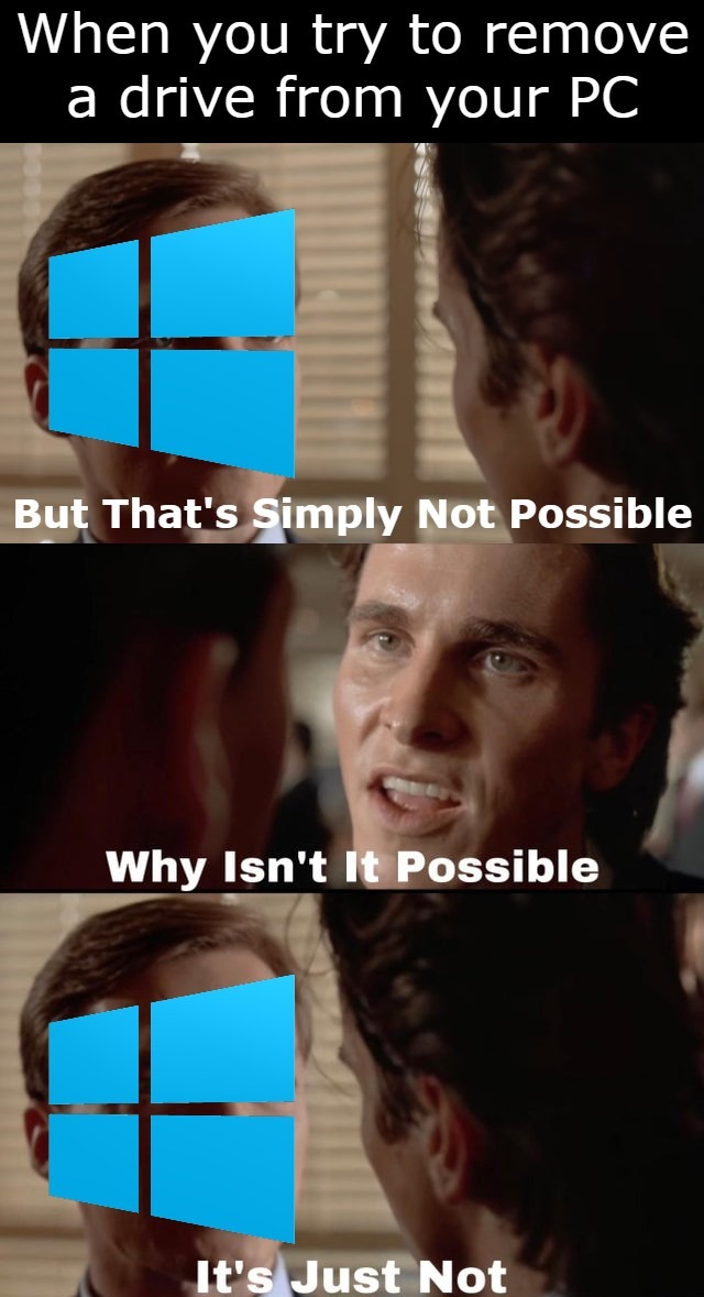 One would expect Microsoft to have solved this by now - meme