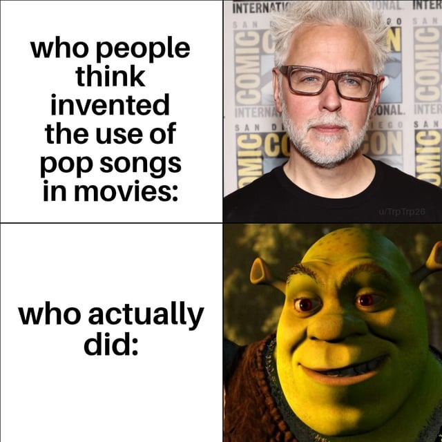 Shrek is the boss - meme
