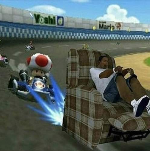 Mario Kart 7 Si fuera buen juego: - meme