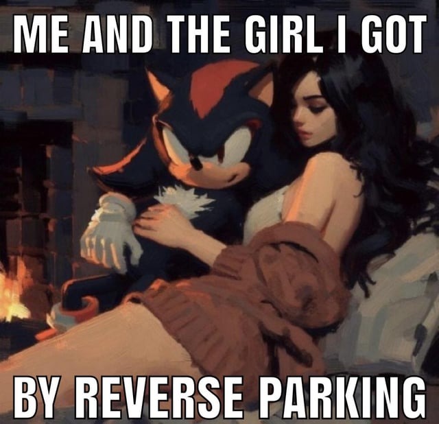 You should learn to reverse parking (that is keanu reeves now btw) - meme