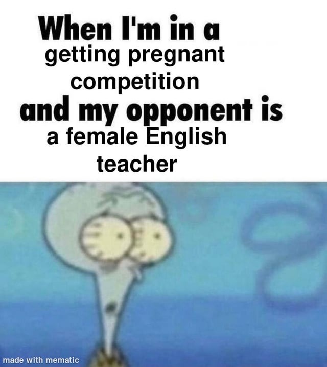 Pregnant competition - meme